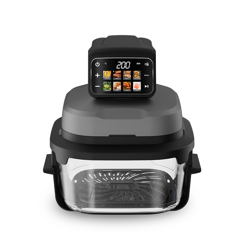 เครื่องทอดอากาศ All-in-One พร้อมหม้อปรุงอาหาร 3 ใบ