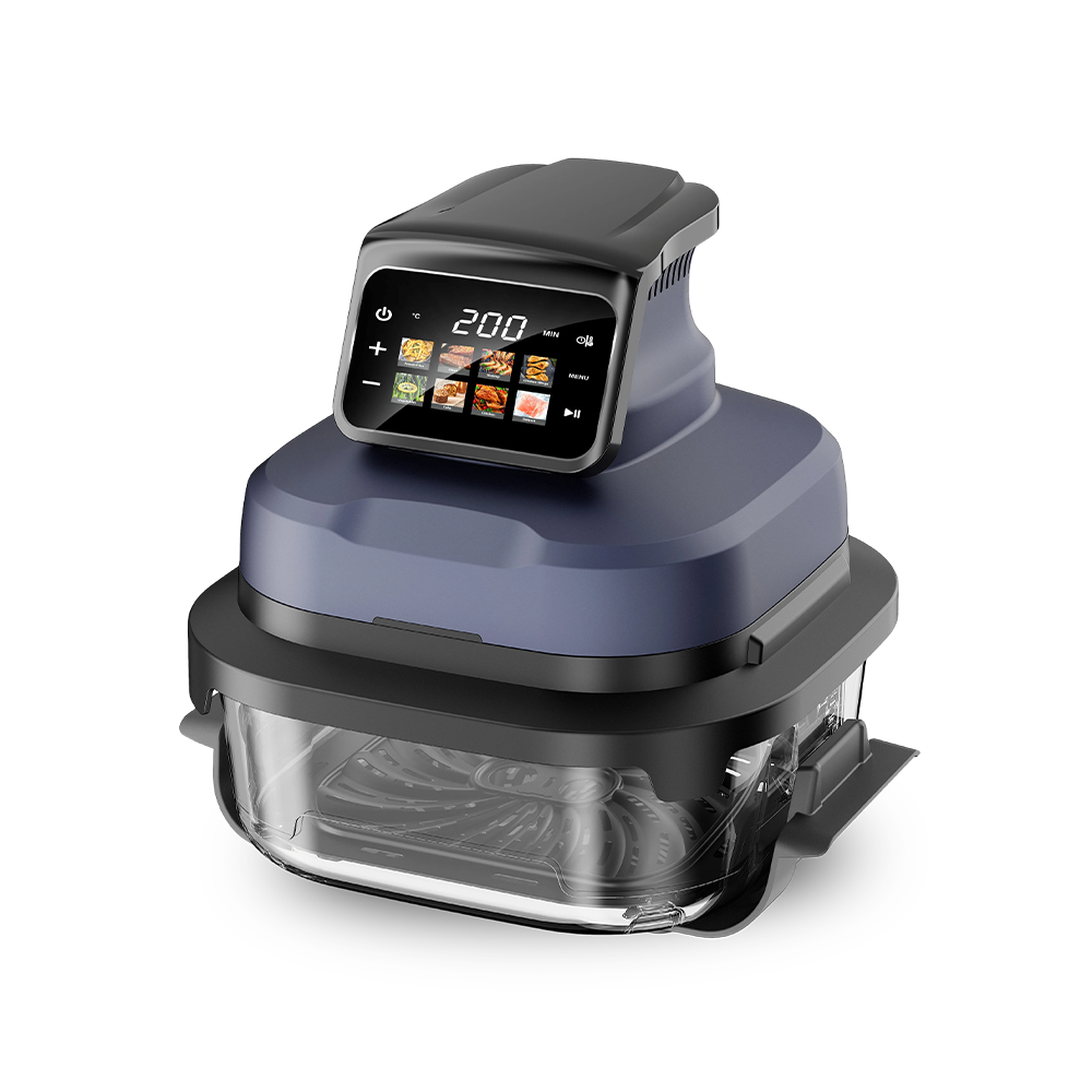 เครื่องทอดอากาศ All-in-One พร้อมหม้อปรุงอาหาร 3 ใบ
