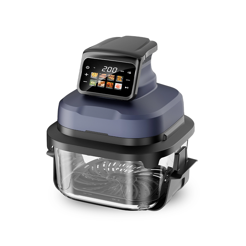 เครื่องทอดอากาศ All-in-One พร้อมหม้อปรุงอาหาร 3 ใบ